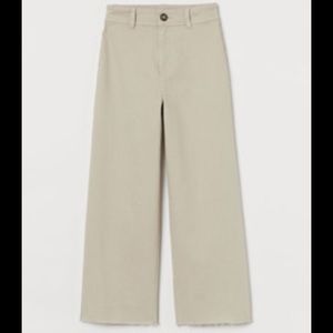 H&M wide leg chinos